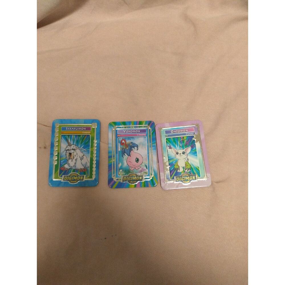 Digimon Tin Card Taco Bell Set Of 3